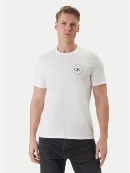 CALVIN KLEIN Heren Polo's & T-shirts 30s Eu Wholesale Jeans Graphics Wit - Foto 5