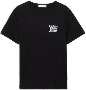 Calvin Klein Jeans T-shirt met labelprint model 'MINI'