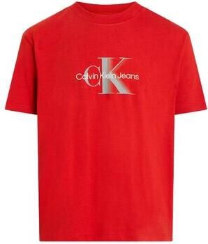 Calvin Klein Jeans T-shirt met labelprint en ronde hals