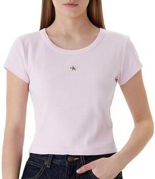 Calvin Klein Jeans T-shirt Korte Mouw Label 2x2