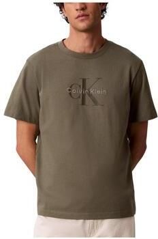 Calvin Klein Jeans Relaxed fit T-shirt van puur katoen met logoprint - Foto 3