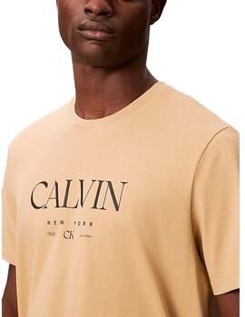 CK Calvin Klein T-shirt met labelprint en ronde hals - Foto 3