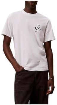 CALVIN KLEIN Heren Polo's & T-shirts 20s April Graphic Seasonal Fashi Wit - Foto 6