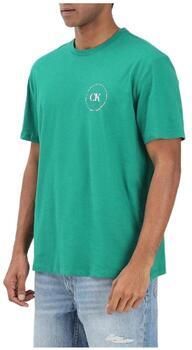 CALVIN KLEIN Heren Polo's & T-shirts 30s Eu Wholesale Jeans Graphics Groen - Foto 5