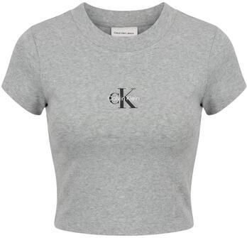 Calvin Klein Jeans T-shirt Korte Mouw MONOGRAM BABY TEE LV047AB802 - Foto 3