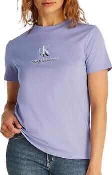 Calvin Klein Jeans T-shirt Korte Mouw Shadow Graphic Regul Persian
