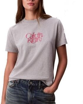 Calvin Klein Jeans T-shirt Korte Mouw SS FITTED SCRIPT CALVIN - Foto 7