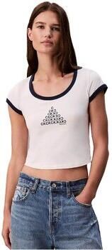 Calvin Klein Jeans T-shirt Korte Mouw Tops T-shirts-Vrouw