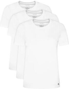 Calvin Klein Underwear Pyjamabovendeel met logostitching in een set van 3 stuks model 'Classic' - Foto 8