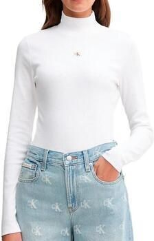 Calvin Klein Jeans Shirt met lange mouwen en opstaande kraag