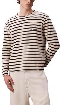 Calvin Klein Jeans Shirt met lange mouwen labelstitching en ronde hals