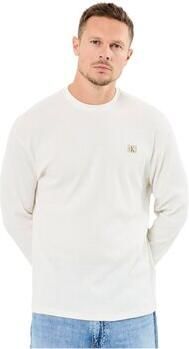 Calvin Klein Jeans T-Shirt Lange Mouw LS WAFFLE BADGE CREW LV040EM217 - Foto 13