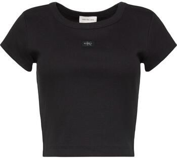 Calvin Klein Jeans T-shirt Lv047c200g Woven Label 2x2 Baby - Foto 2