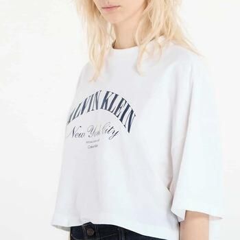 Calvin Klein Jeans Kort T-shirt met logoprint - Foto 3