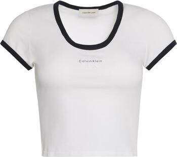 Calvin Klein Jeans T-shirt Lv047g220g Ss Monologo Scoop