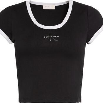 Calvin Klein Jeans T-shirt Lv047g220g Ss Monologo Scoop
