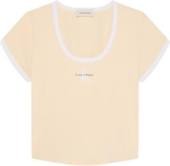 Calvin Klein Jeans T-shirt Lv047g220g Ss Monologo Scoop