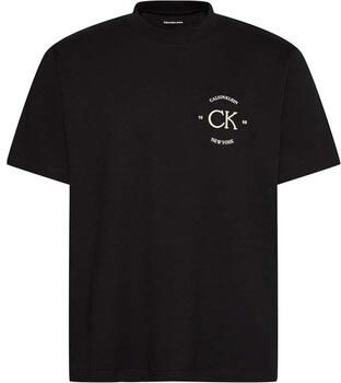 CALVIN KLEIN Heren Polo's & T-shirts 20s April Graphic Seasonal Fashi Zwart - Foto 5