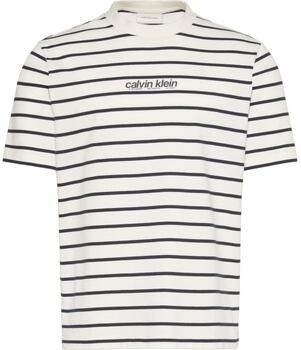 Calvin Klein Jeans T-shirt Lv04rg236g Stripe Easy All Night Lo