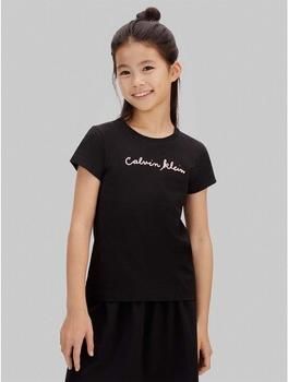 Calvin Klein Jeans T-shirt Script Logo Slim Ss