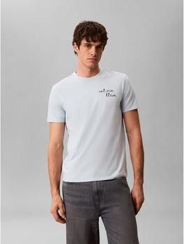 Calvin Klein Jeans T-shirt Ss 30S Eu Ck Trvl Li