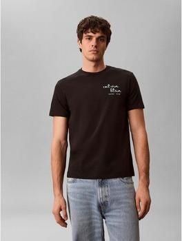 Calvin Klein Jeans T-shirt Ss 30S Eu Ck Trvl Li