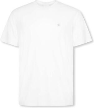 CK Calvin Klein T-shirt met logostitching model 'SUPIMA'