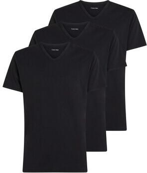 Calvin Klein Underwear T-shirt met elastische band met logo in een set van 3 stuks