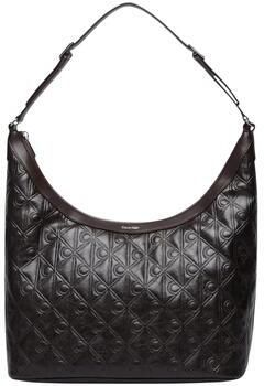 Calvin Klein Jeans Tas EMBLEM AOP DEBOSSED MEDIUM SHBAG LV04F3875G - Foto 4