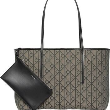 Calvin Klein Jeans Tas Lv04f3750g Emblem Aop Jacquard Tote