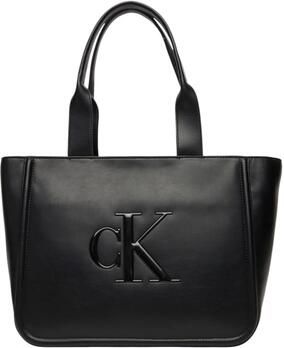 Calvin Klein Jeans Tas RAISED CK MEDIUM TOTE LV04F3218G - Foto 2