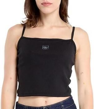 Calvin Klein Jeans Korte top met labeldetail