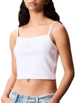 Calvin Klein Jeans Korte top met labeldetail