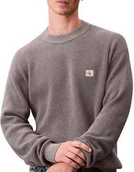 Calvin Klein Trui met ronde hals LS EZ COTTON WAFFLE CRWNK SWTR 9 - Foto 7