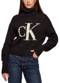 Calvin Klein Jeans Trui BLOWN UP CK LOOSE SWEATER CONTRA LV047D349G - Foto 2