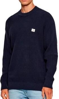CALVIN KLEIN Heren Truien & Vesten Ls Ez Cotton Waffle Crewnk Swtr 9 Donkerblauw - Foto 5