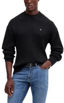 Calvin Klein Jeans Oversized gebreide pullover met ribboorden - Foto 2