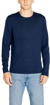 CALVIN KLEIN Heren Truien & Vesten Superior Wool Crew Neck Sweater Donkerblauw - Foto 5