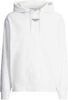 Calvin Klein Hoodie STACKED LOGO HOODIE met borduursel in ton sur ton op de mouw - Foto 3