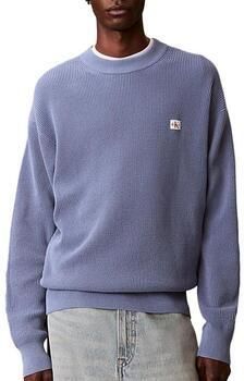 CALVIN KLEIN Heren Truien & Vesten Ls Ez Cotton Waffle Crewnk Swtr 9 Blauw - Foto 5