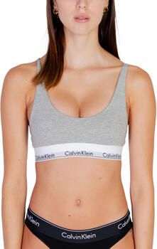 Calvin Klein Sportieve Grijze Sportbeha met Rubberen Letters Gray Dames - Foto 15