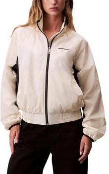 Calvin Klein Jeans Regular fit jack met logostitching model 'Retro'