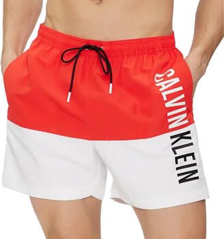 Calvin Klein Gerecycled Polyester Badkleding Red Heren