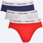 Calvin Klein Men slip Underwear 3 Hip Brief U2661G low waist pack new Rood Heren - Thumbnail 1