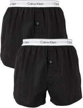 Calvin Klein Jeans Boxers 2-pack slim-fit geweven boxers met logo