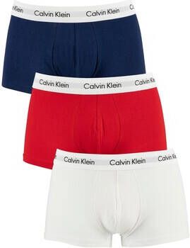 Calvin Klein Jeans Boxers Low-rise Trunks met 3 packs