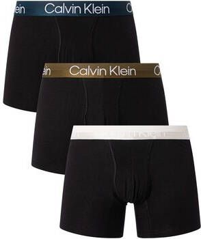 Calvin Klein Jeans Boxers Set van 3 boxershorts met moderne structuur