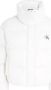Calvin Klein Korte pufferjas met verantwoorde donsvulling en relaxte pasvorm White Dames - Thumbnail 1