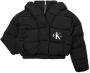 Calvin Klein Zwarte Gewatteerde Jas Ck Archive Puffer Jacket - Thumbnail 3