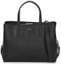 Calvin Klein Zwarte Dameshandtas met Afneembare Schouderband Black Dames - Thumbnail 1